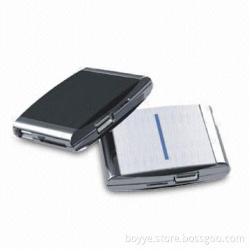 USB Hub and All-in-one Memory Card Combo with LED Indicators, No External Power Needed